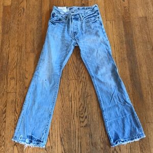 Boys Abercrombie Baxter low rise jeans. Sz 14slim